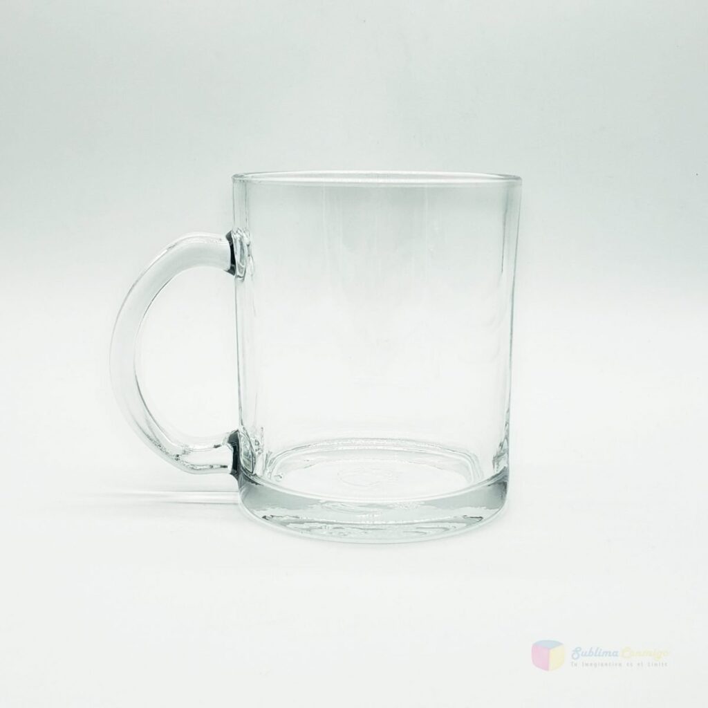 Taza para té con plato de vidrio personalizados y originales