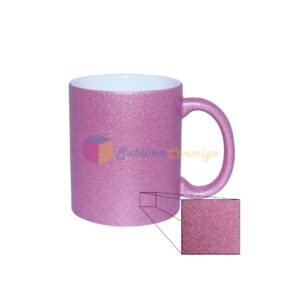 Tazas con Glitter para Sublimar