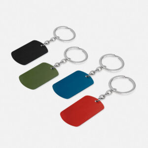 Llavero Placa Zentrix Metálico | Personalizable por Láser | Diseño Militar